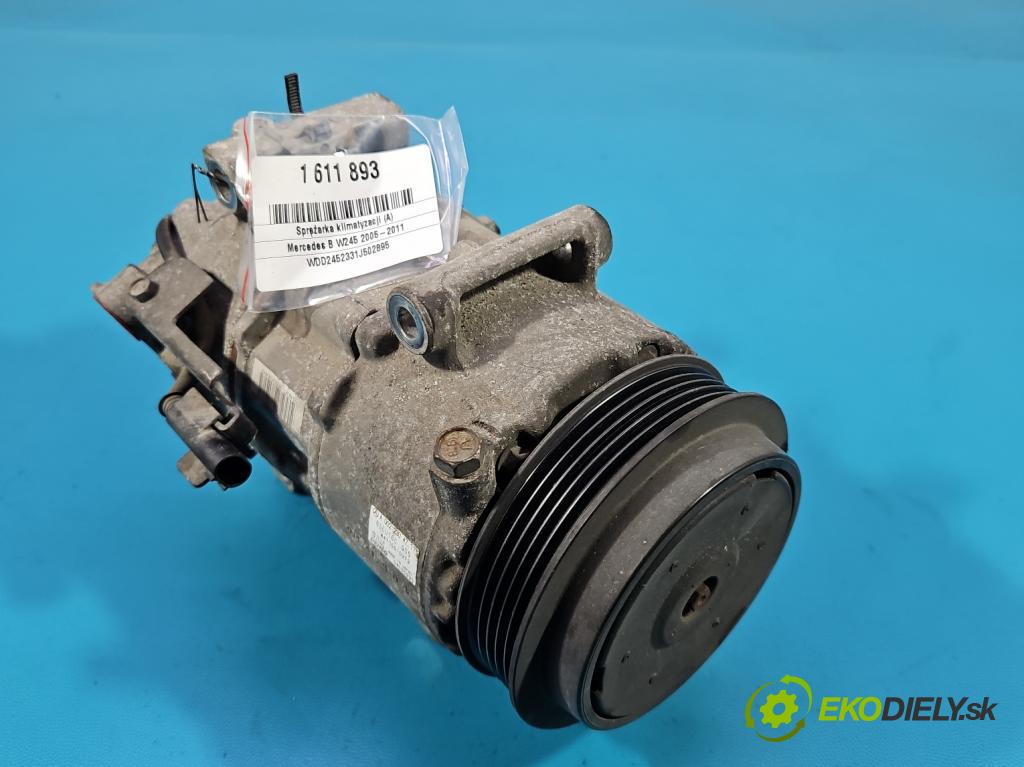 Mercedes B W245 2005-2011 2.0 16v 116 hp manual 85 kW 2034 cm3 5- Kompresor: klíma A0022304711 (Kompresor klimatizace)