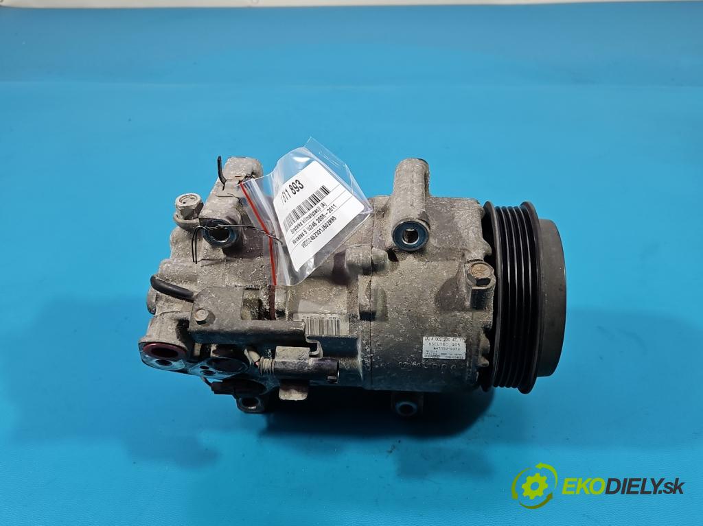 Mercedes B W245 2005-2011 2.0 16v 116 hp manual 85 kW 2034 cm3 5- Kompresor: klíma A0022304711 (Kompresor klimatizace)