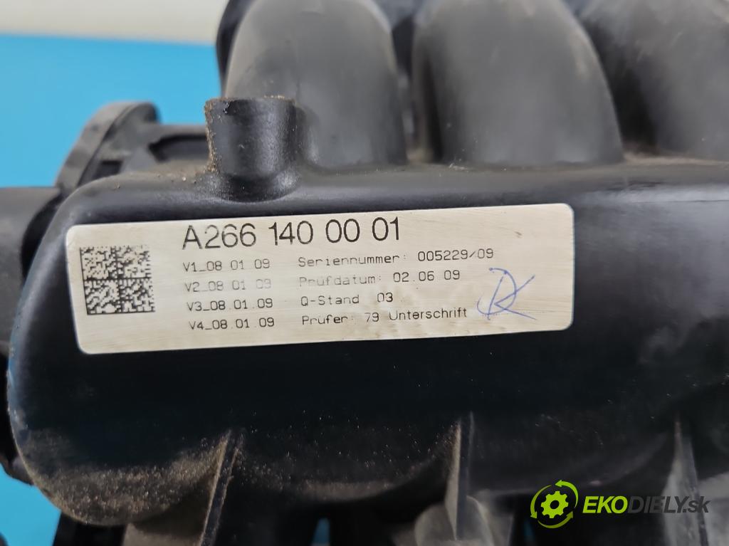 Mercedes B W245 2005-2011 2.0 16v 116 hp manual 85 kW 2034 cm3 5- potrubí sací A2661400001 (Sací potrubí)