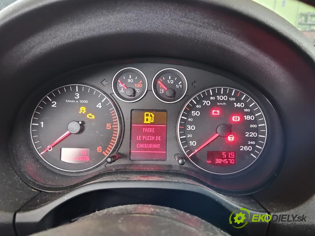 Audi A3 8P 2003-2012 2.0 TDi 140 hp manual 103 kW 1968 cm3 5- Přístrojová deska 8P0920930R (Přístrojová deska)