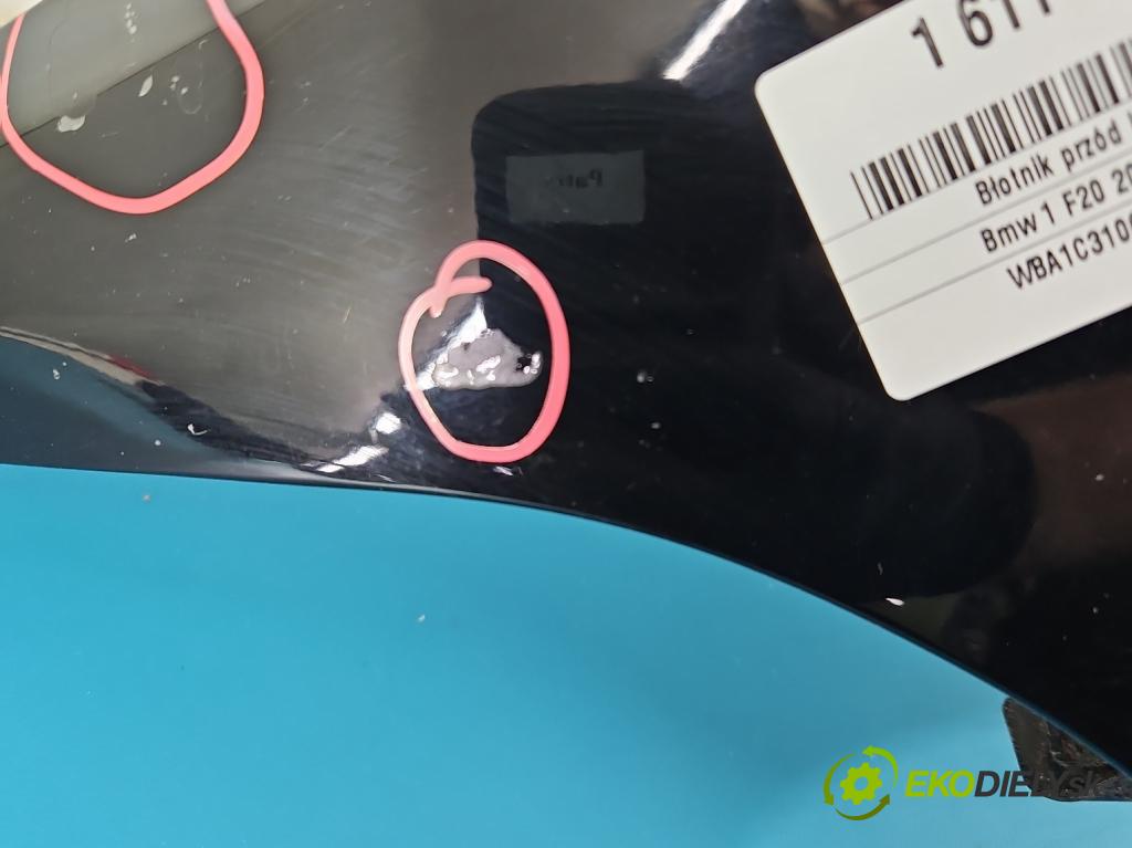 Bmw 1 F20 2011-2019 2.0d 184hp manual 135 kW 1995 cm3 5- blatník predné ľavý  (Blatník predný ľavý)