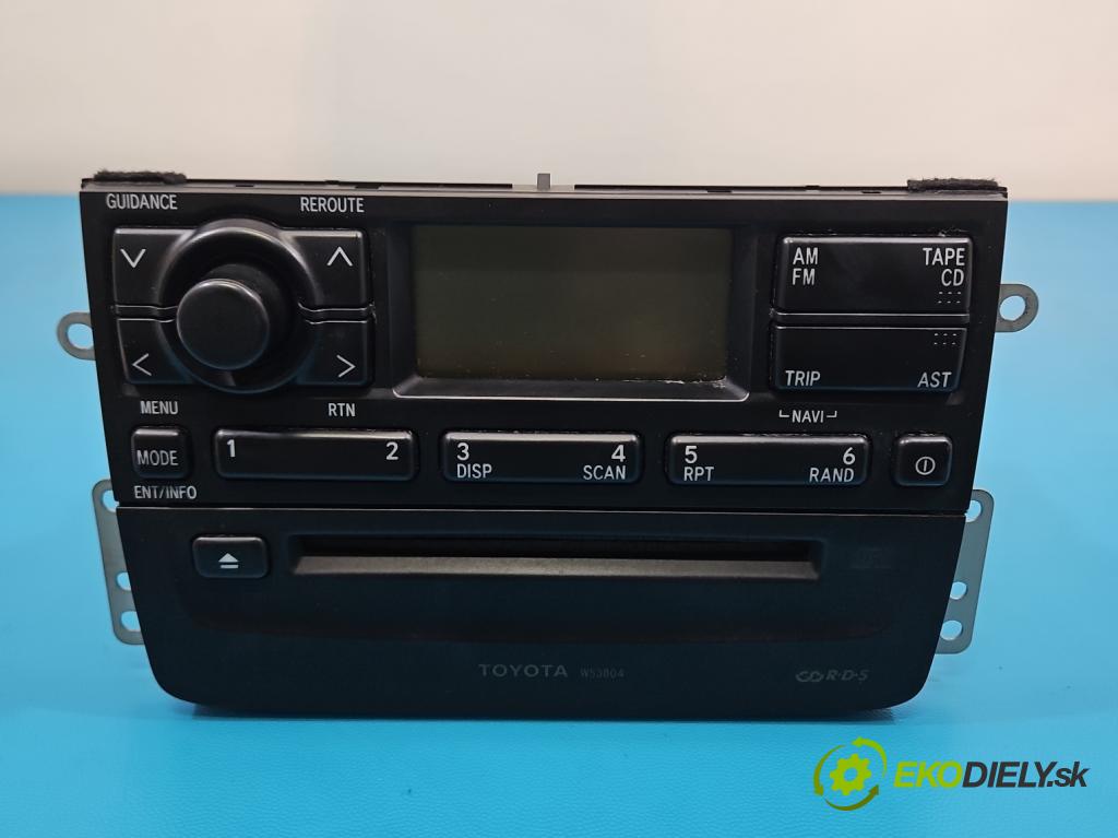 Toyota Avensis I T22 1997-2003 1.8 VVTI 129 hp manual 95 kW 1794 cm3 5- Radio továrna: 86110-05010