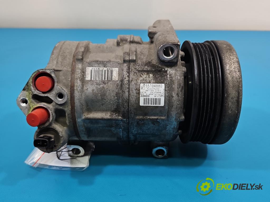 Fiat Linea 1.4 8v 77 hp manual 57 kW 1368 cm3 4- Kompresor: klíma 55194880 (Kompresor klimatizace)