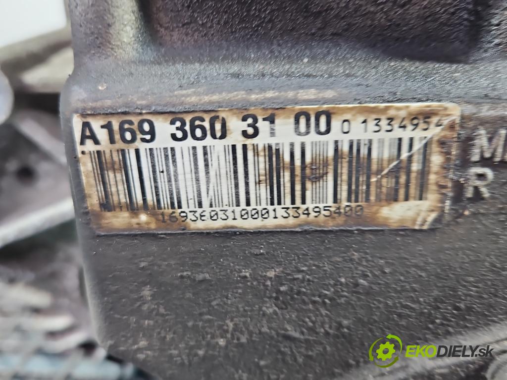 Mercedes B W245 2005-2011 2.0 16v 116 HP manual 85 kW 2034 cm3 5- prevodovka stupeň,rýchlosť manual 716520