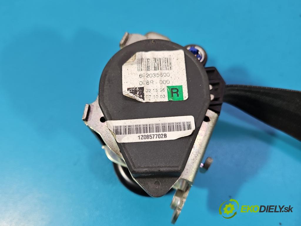 Audi A3 8P 2003-2012 2.0 TDi 140 HP manual 103 kW 1968 cm3 5- pas bezpečnosť: predné ľavý 8P0857755D