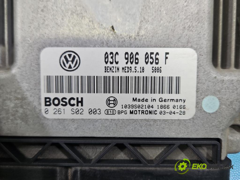 Vw Touran I 2003-2015 1.6 fsi 116 hp manual 85 kW 1598 cm3 5- řídící jednotka motoru 03C906056F