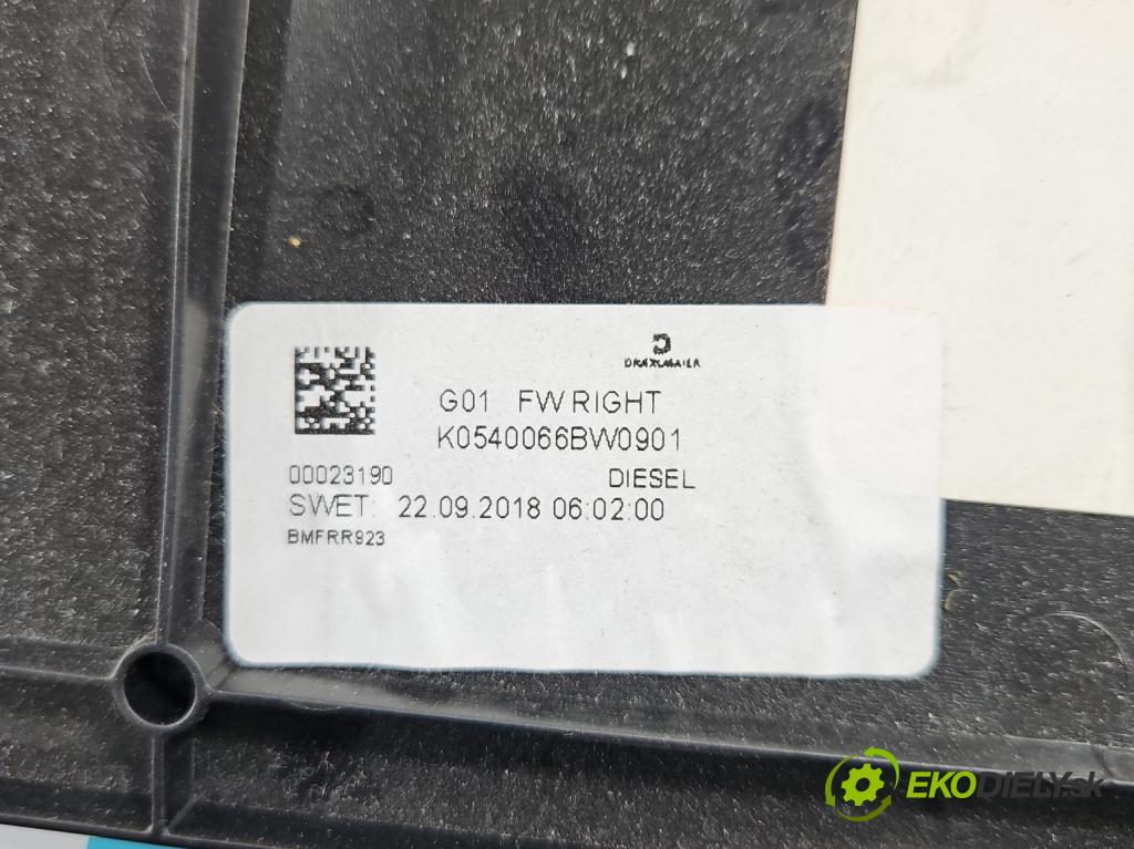 Bmw X3 G01 2017-2024 2.0d 190 hp automatic 140 kW 1995 cm3 5- kryt plastová 6842287-01
