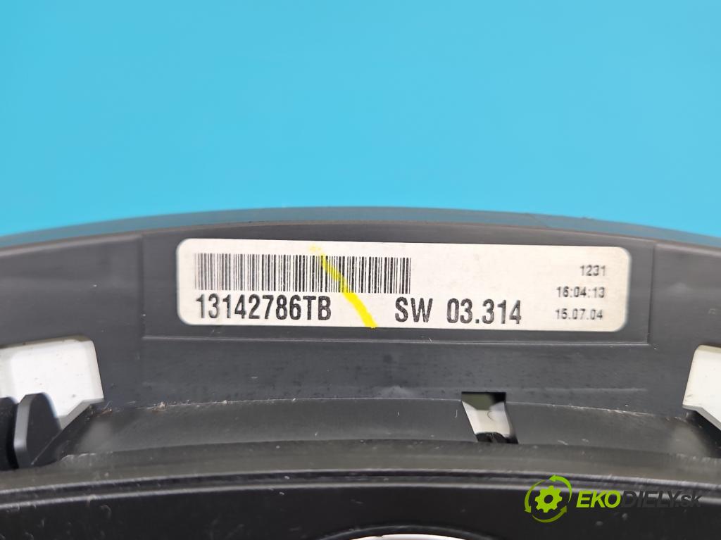 Opel Astra III 2004-2014 1.6 16V 105 hp manual 77 kW 1598 cm3 5- Přístrojová deska 13142786TB (Přístrojová deska)