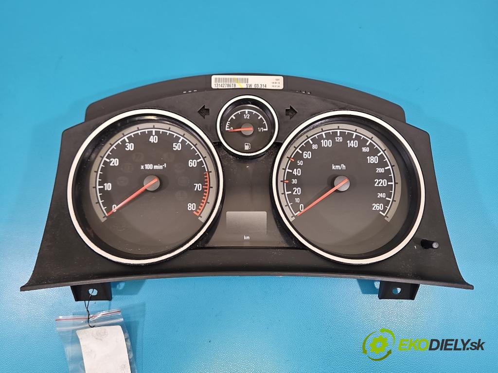 Opel Astra III 2004-2014 1.6 16V 105 hp manual 77 kW 1598 cm3 5- Přístrojová deska 13142786TB (Přístrojová deska)