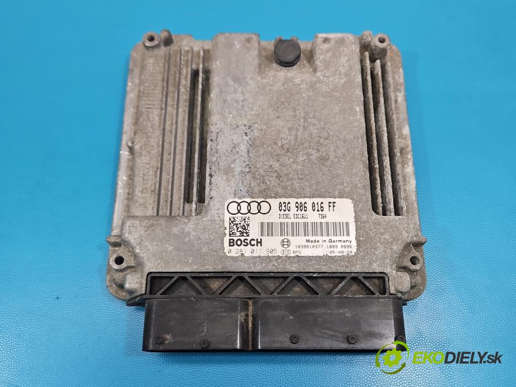 Audi A3 8P 2003-2012 2.0 TDi 140 HP manual 103 kW 1968 cm3 5- riadiaca jednotka motora 03G906016FF