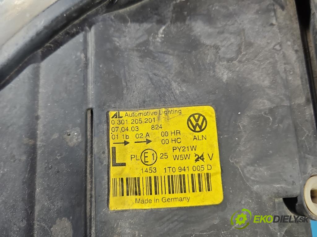 Vw Touran I 2003-2015 1.6 fsi 116 HP manual 85 kW 1598 cm3 5- Reflektor: ľavý 1T0941005D (Kľučka dverí ostatné)