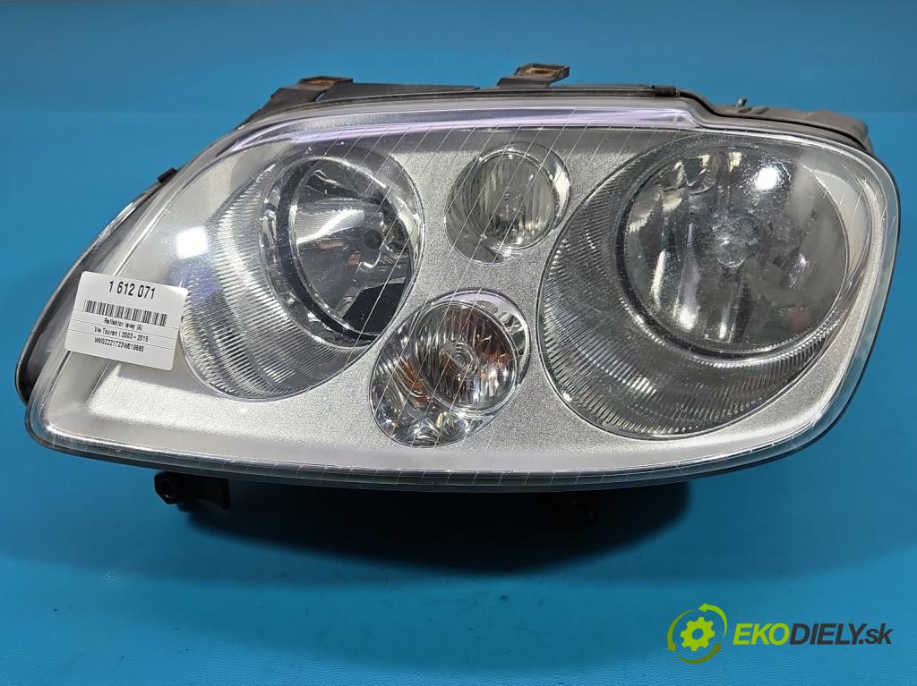 Vw Touran I 2003-2015 1.6 fsi 116 HP manual 85 kW 1598 cm3 5- Reflektor: ľavý 1T0941005D (Kľučka dverí ostatné)
