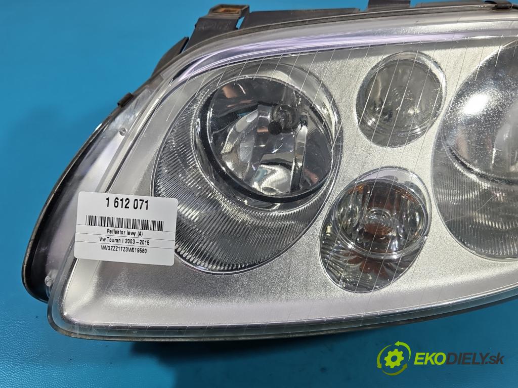 Vw Touran I 2003-2015 1.6 fsi 116 HP manual 85 kW 1598 cm3 5- Reflektor: ľavý 1T0941005D (Kľučka dverí ostatné)