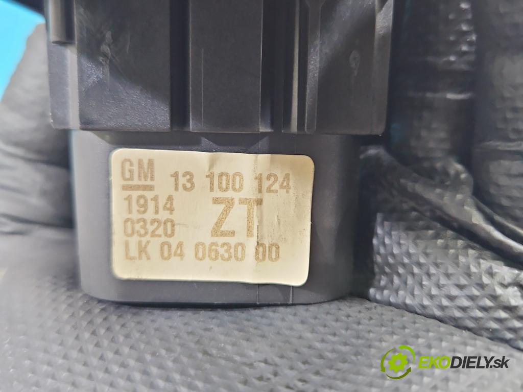 Opel Astra III 2004-2014 1.6 16V 105 hp manual 77 kW 1598 cm3 5- Přepínač světel na deska: 13100124