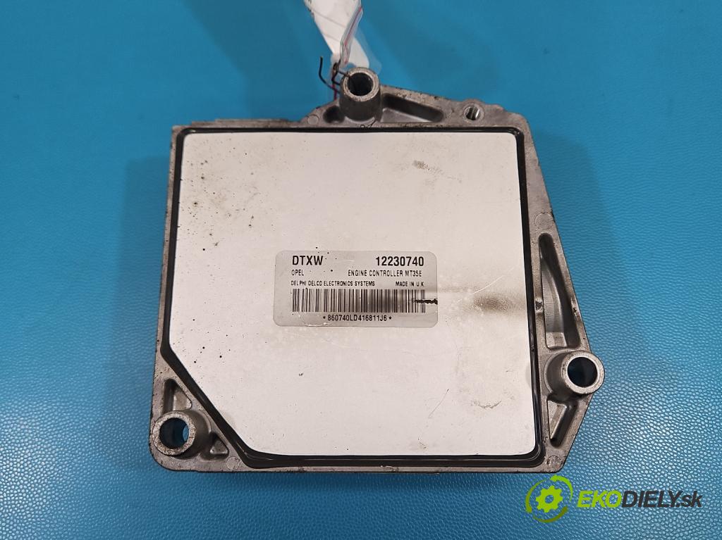 Opel Astra III 2004-2014 1.6 16V 105 HP manual 77 kW 1598 cm3 5- riadiaca jednotka motora 12230740