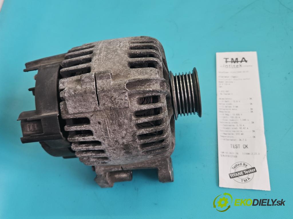 Vw Touran I 2003-2015 1.6 fsi 116 hp manual 85 kW 1598 cm3 5- Alternator 03C903023B (Alternátor)