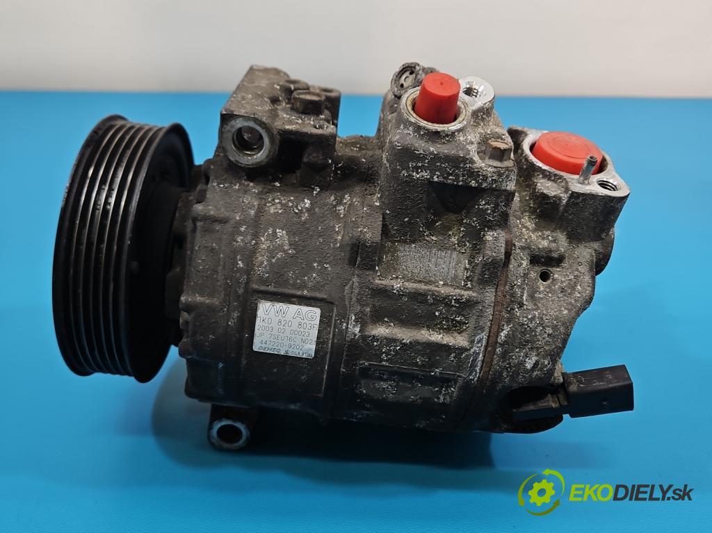 Vw Touran I 2003-2015 1.6 fsi 116 hp manual 85 kW 1598 cm3 5- Kompresor: klíma 1K0820803F (Kompresor klimatizace)