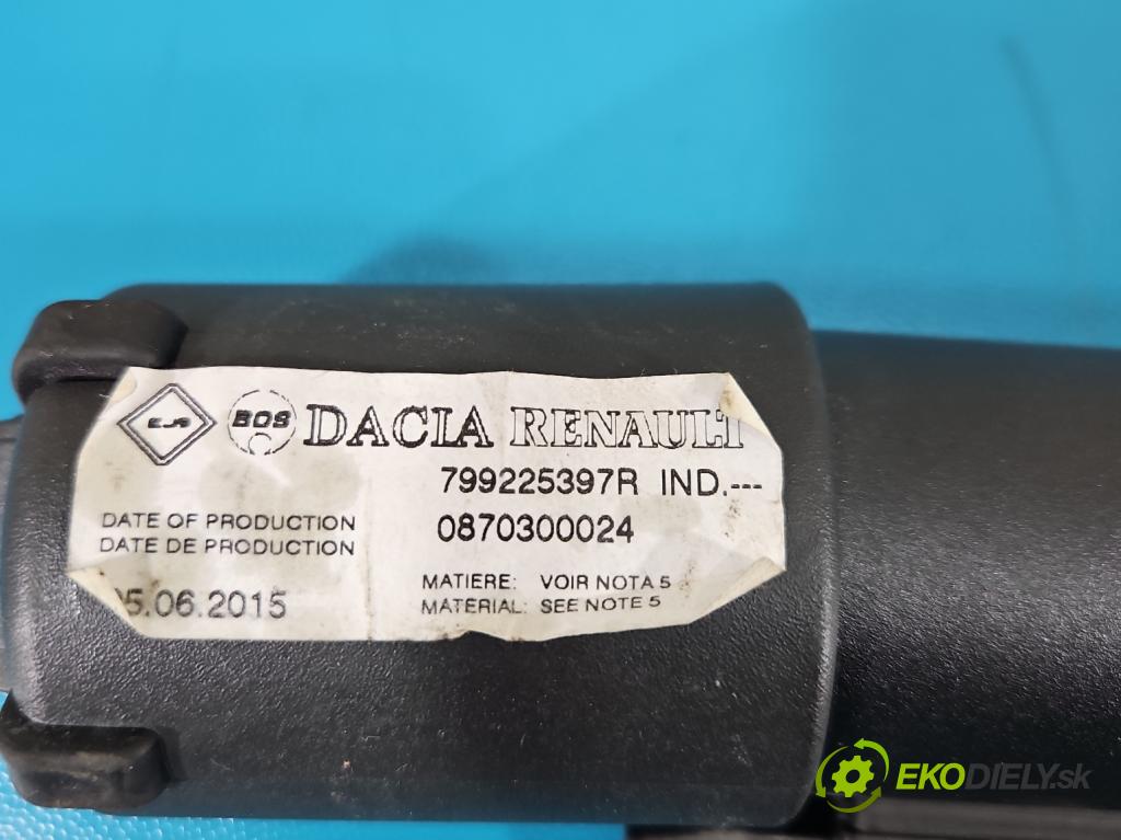 Renault Clio IV 2012-2020 1.5 dci 90 HP manual 66 kW 1461 cm3 5- roleta 799225397R (Roleta kufra)