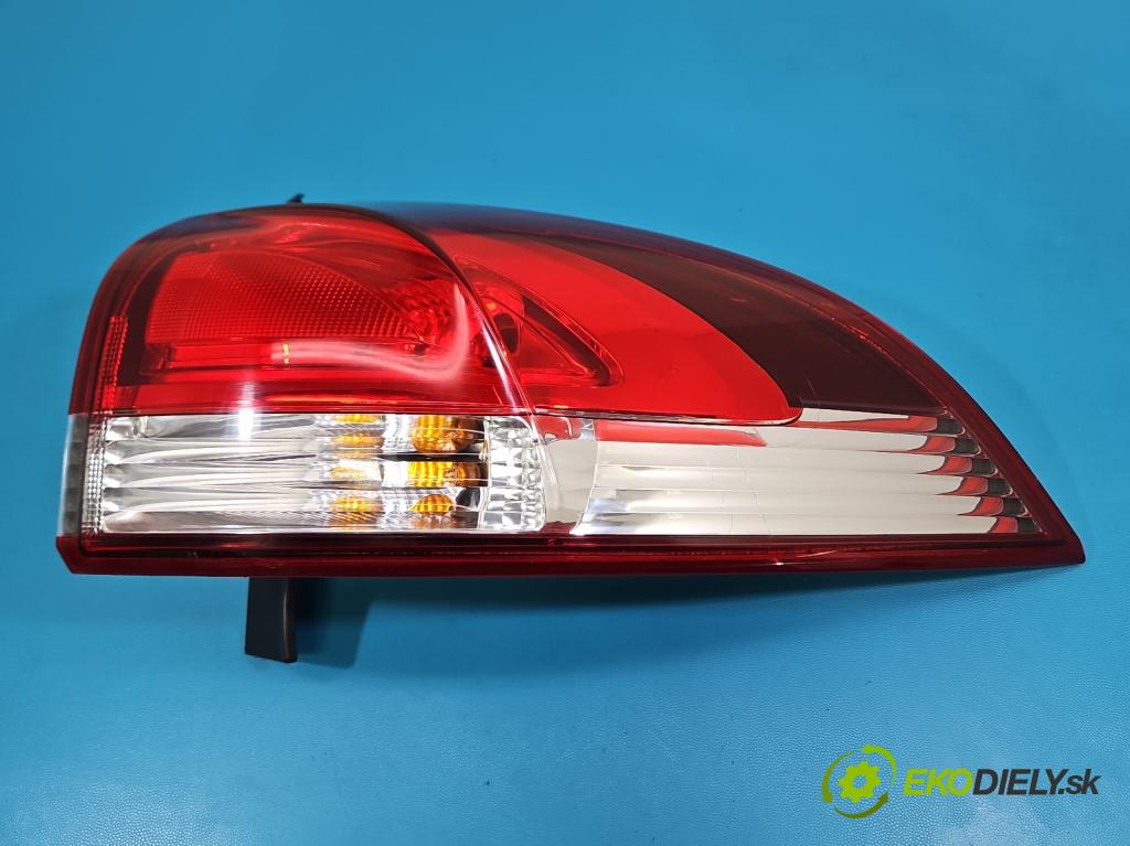 Renault Clio IV 2012-2020 1.5 dci 90 HP manual 66 kW 1461 cm3 5- svetlo / reflektor zadné pravé blatník 265507408R