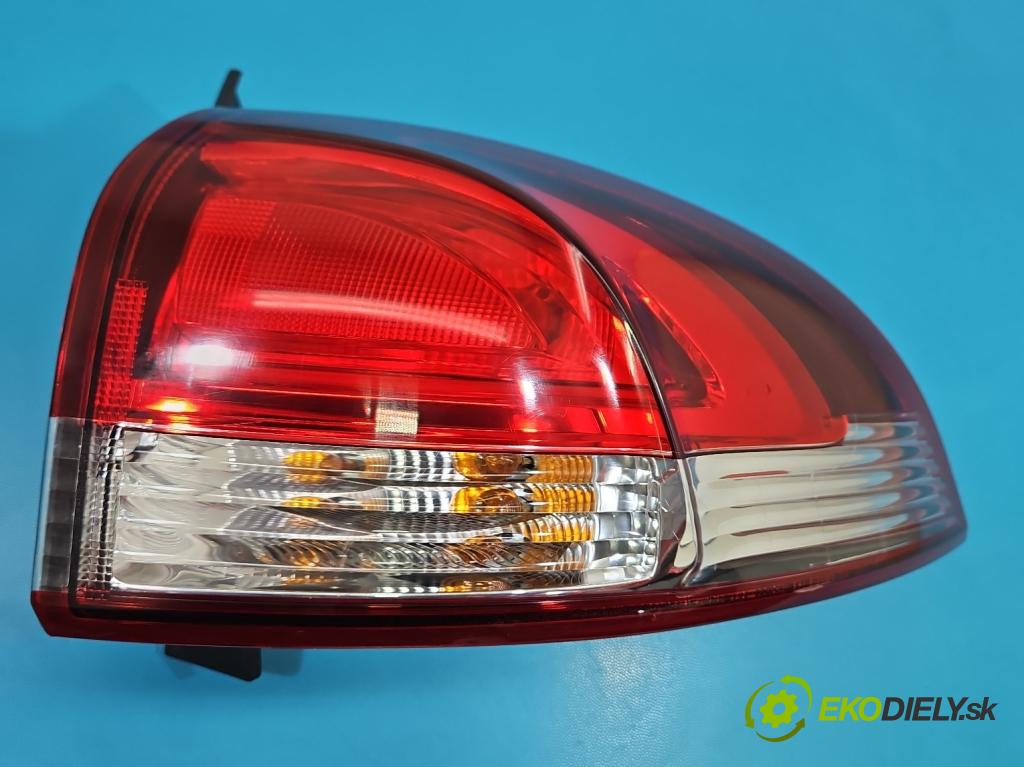 Renault Clio IV 2012-2020 1.5 dci 90 HP manual 66 kW 1461 cm3 5- svetlo / reflektor zadné pravé blatník 265507408R
