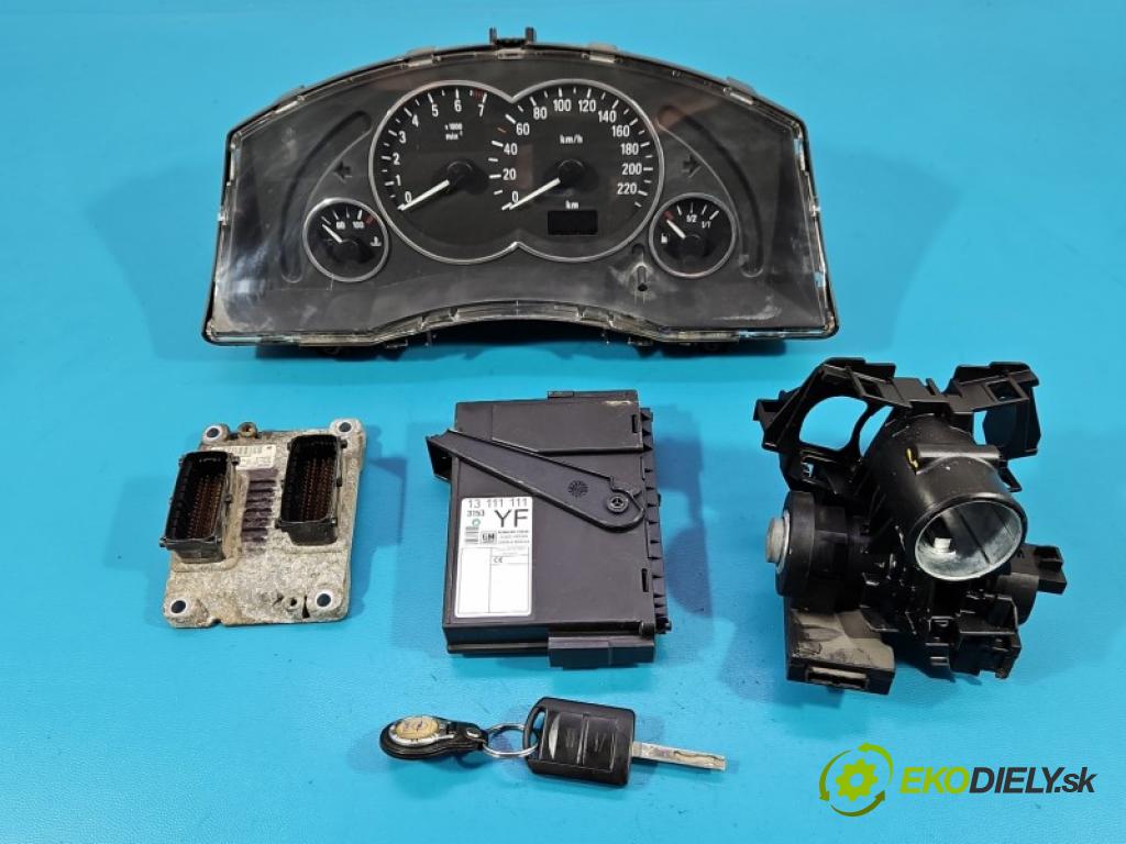 Opel Meriva A 2002-2010 1.4 16V 90 hp manual 66 kW 1364 cm3 5- řídící jednotka motoru 0261208255