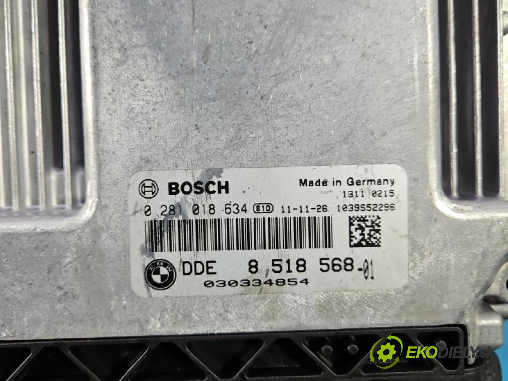 Bmw 1 F20 2011-2019 2.0d 184 hp manual 135 kW 1995 cm3 5- řídící jednotka motoru 0281018634