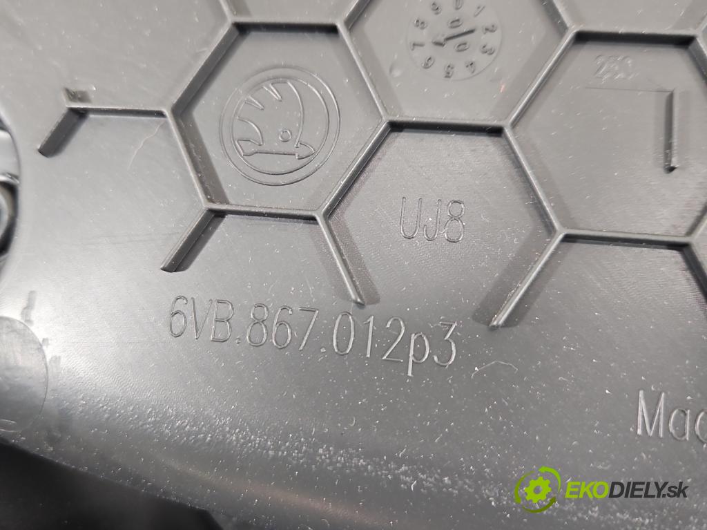 Skoda Fabia IV 2021- 1.0 tsi 110 hp manual 81 kW 999 cm3 5- Tapacír: dveře přední pravé 6VB867014