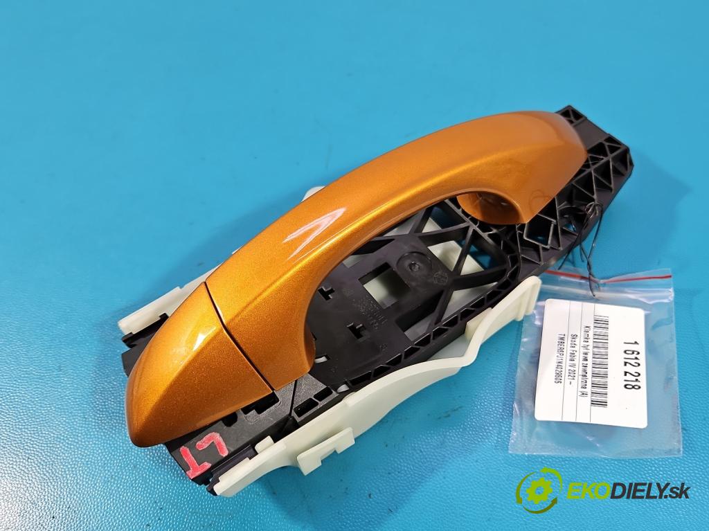 Skoda Fabia IV 2021- 1.0 tsi 110 hp manual 81 kW 999 cm3 5- klika zadní levé 5N0839885H (Klika dveří ostatní)