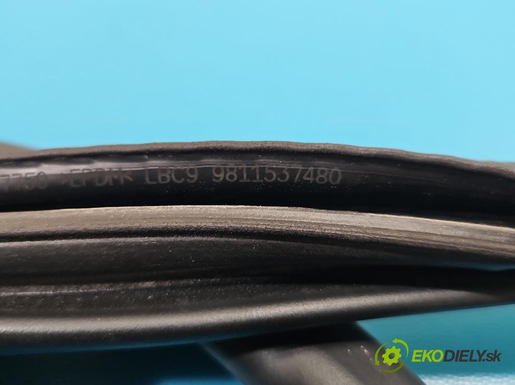 Peugeot 5008 II 2017-2024 1.5 hdi 131 HP automatic 96 kW 1499 cm3 5- Těsnění: dvere predné ľavé 9811537480