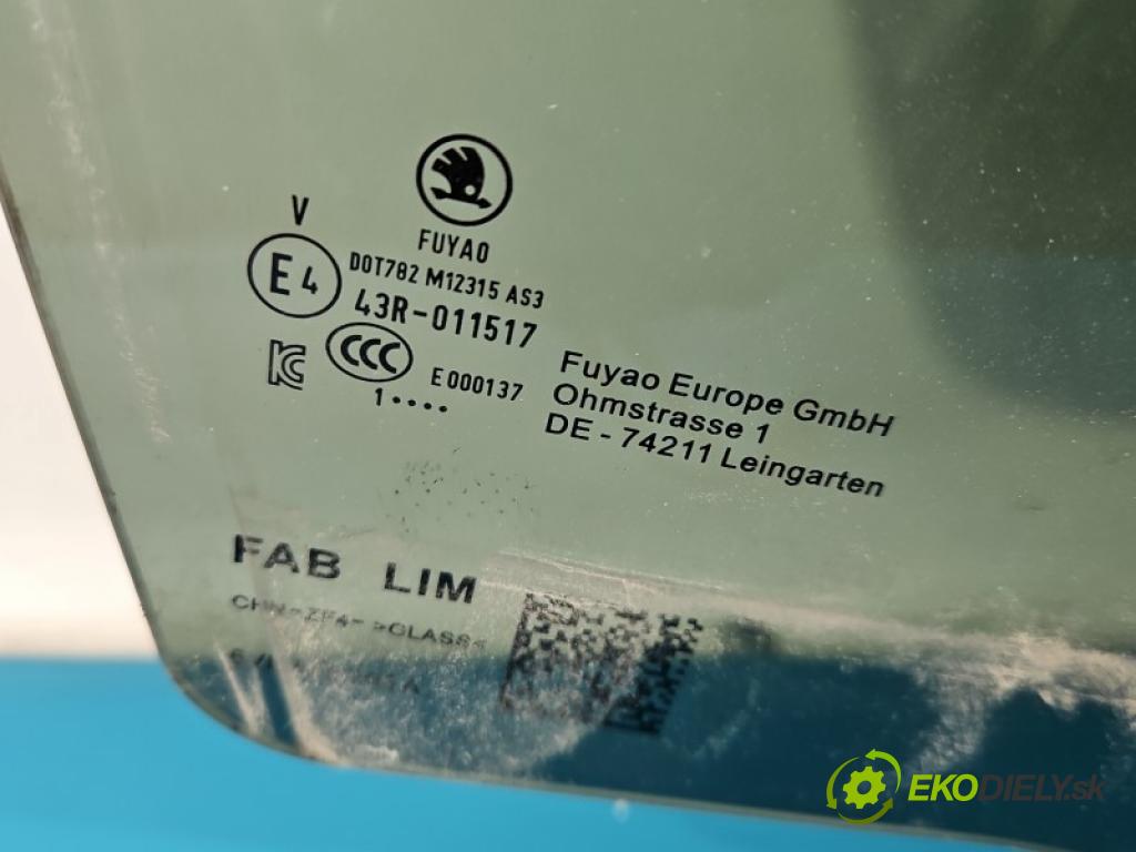 Skoda Fabia IV 2021- 1.0 tsi 110 hp manual 81 kW 999 cm3 5- sklo dveře zadní pravé