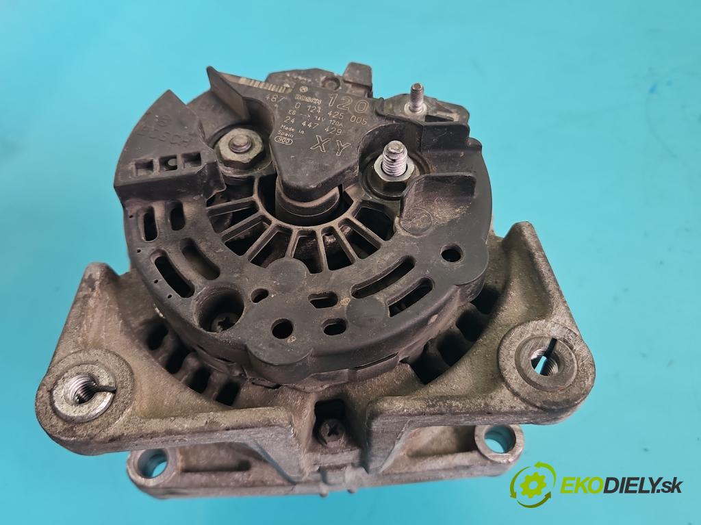 Opel Astra III 2004-2014 1.6 16V 105 hp manual 77 kW 1598 cm3 5- Alternator 0124425005 (Alternátor)