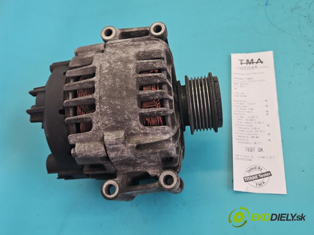 Audi A4 B8 2007-2015 3.2 V6 FSI 265KM automatic 195 kW 3197 cm3 4- Alternator 06E903016S (Alternátor)