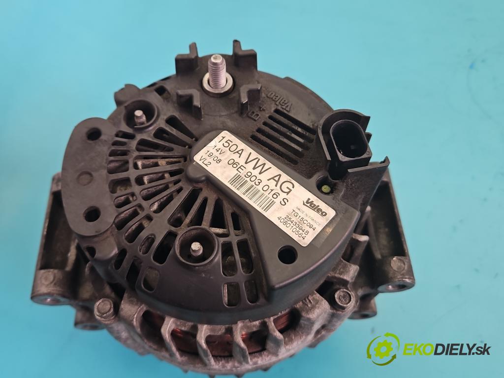 Audi A4 B8 2007-2015 3.2 V6 FSI 265KM automatic 195 kW 3197 cm3 4- Alternator 06E903016S (Alternátor)
