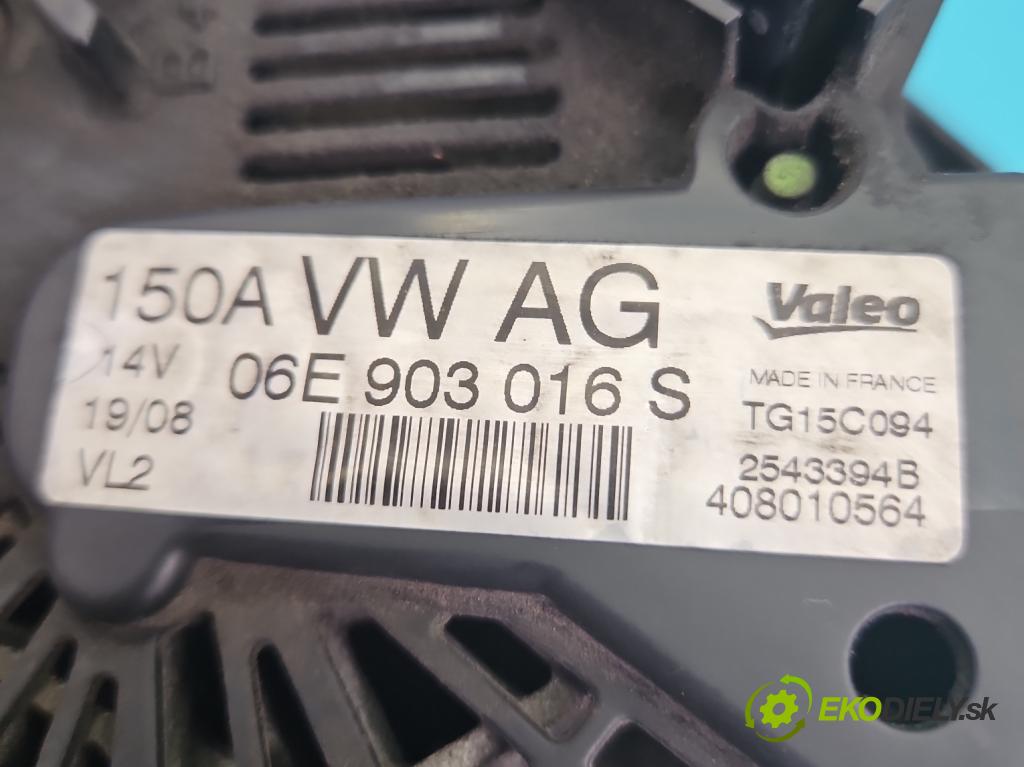Audi A4 B8 2007-2015 3.2 V6 FSI 265KM automatic 195 kW 3197 cm3 4- Alternator 06E903016S (Alternátor)