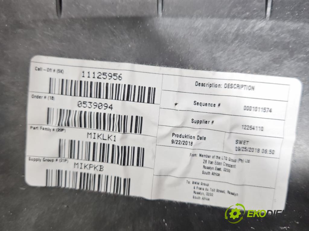 Bmw X3 G01 2017-2024 2.0d 190 HP automatic 140 kW 1995 cm3 5- operadlo 9363821 (Lakťová opierka)