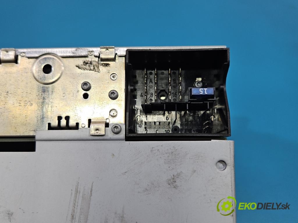 Opel Meriva A 2002-2010 1.4 16V 90 hp manual 66 kW 1364 cm3 5- Radio továrna: 13190855