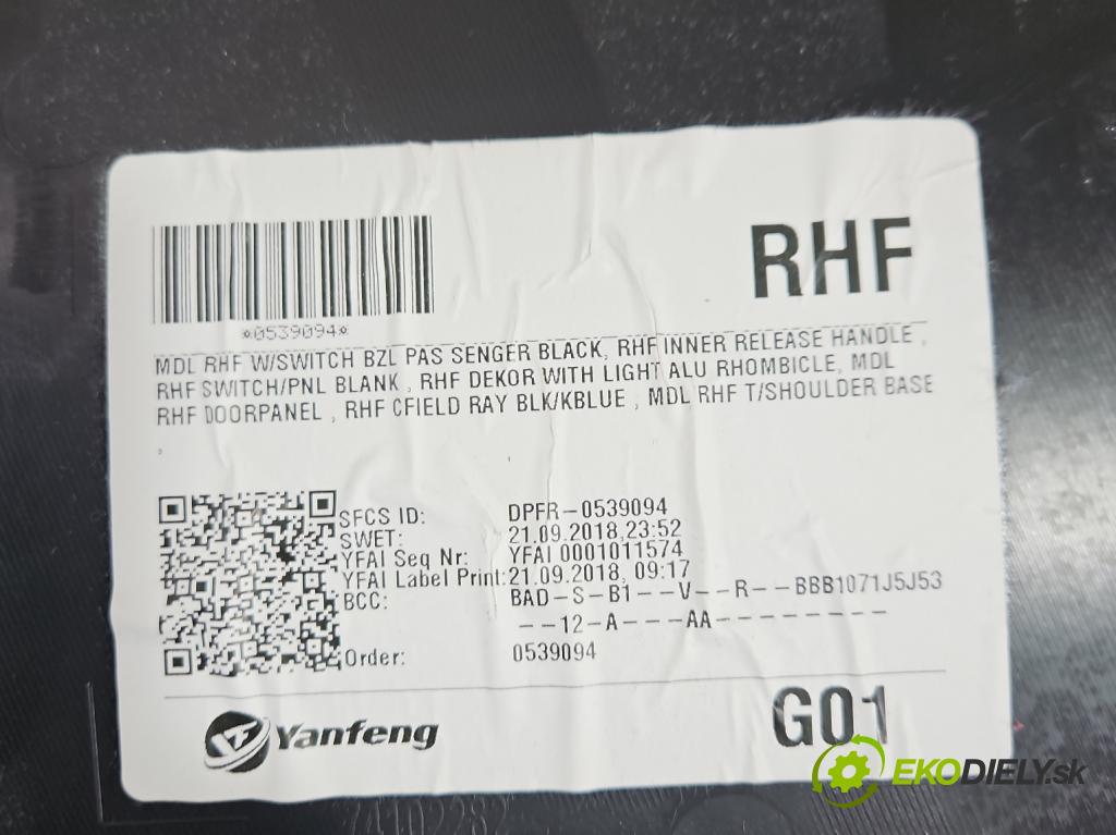 Bmw X3 G01 2017-2024 2.0d 190 hp automatic 140 kW 1995 cm3 5- sedačke: komplet