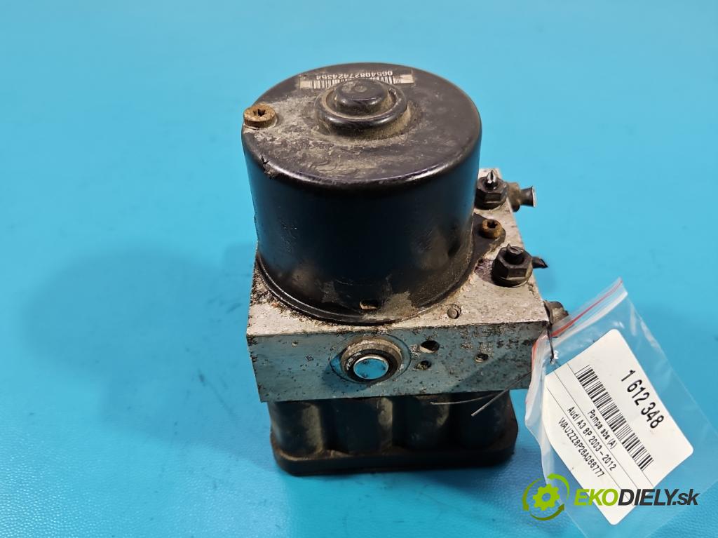 Audi A3 8P 2003-2012 2.0 TDi 140 hp manual 103 kW 1968 cm3 5- čerpadlo abs 1K0614517M (Pumpa ABS)