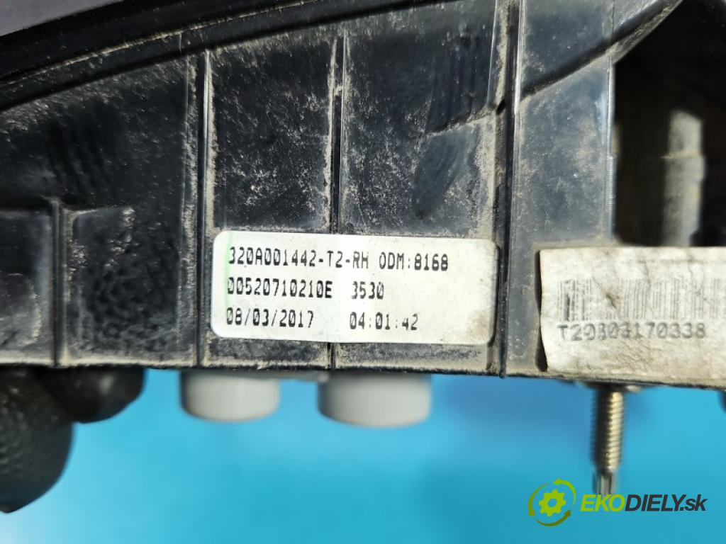 Fiat Tipo II 2015- 1.4 T 120 hp manual 88 kW 1368 cm3 5- světlo zadní pravé kufrových dveří 00520710210E