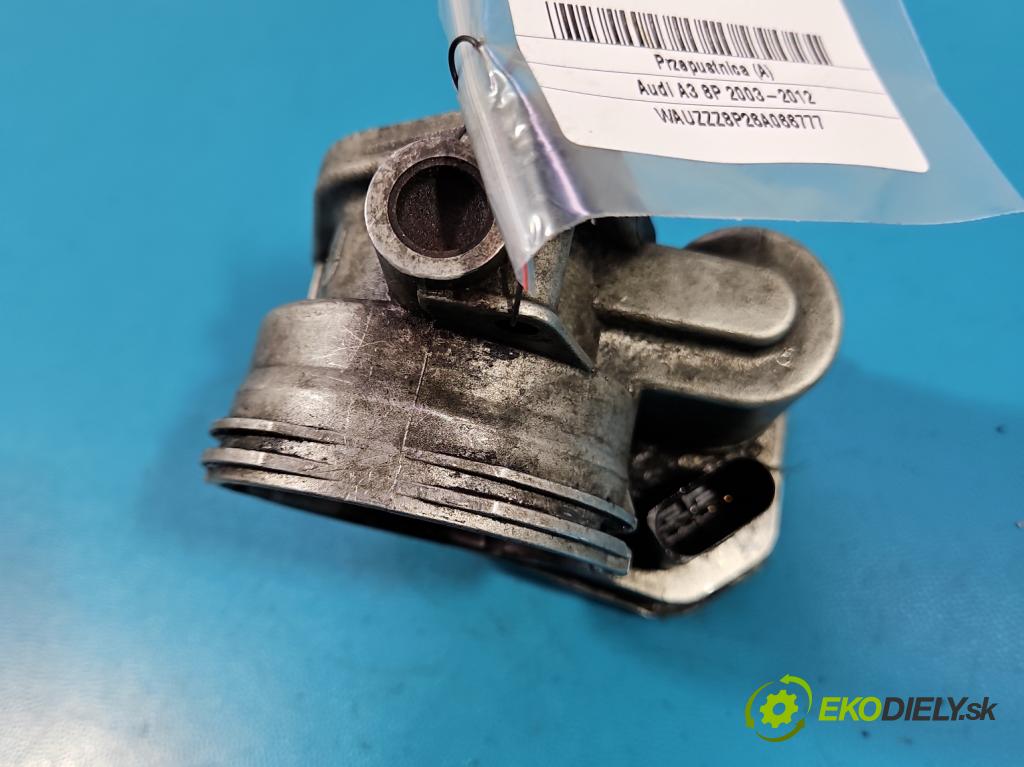 Audi A3 8P 2003-2012 2.0 TDi 140 HP manual 103 kW 1968 cm3 5- klapka 038128063L (Škrtiaca klapka)