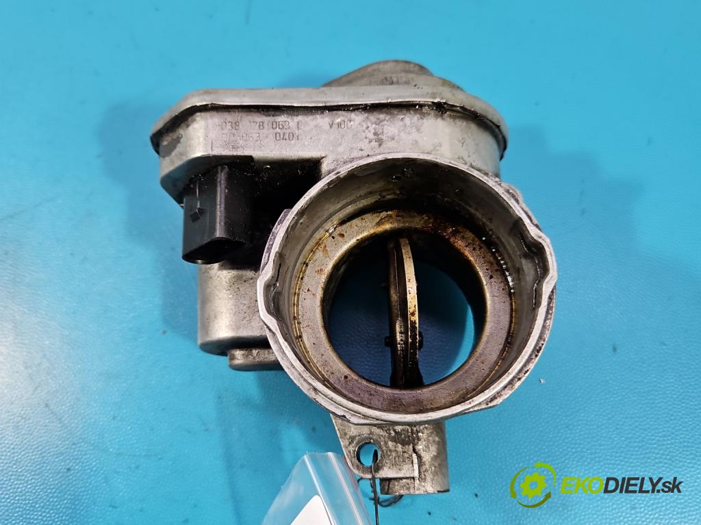 Audi A3 8P 2003-2012 2.0 TDi 140 HP manual 103 kW 1968 cm3 5- klapka 038128063L (Škrtiaca klapka)