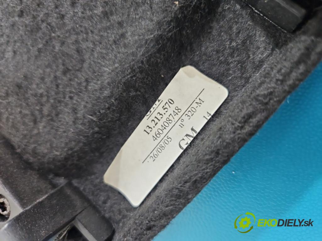 Opel Meriva A 2002-2010 1.4 16V 90 hp manual 66 kW 1364 cm3 5- pláto zadní (Kryt zavazadlového prostoru)