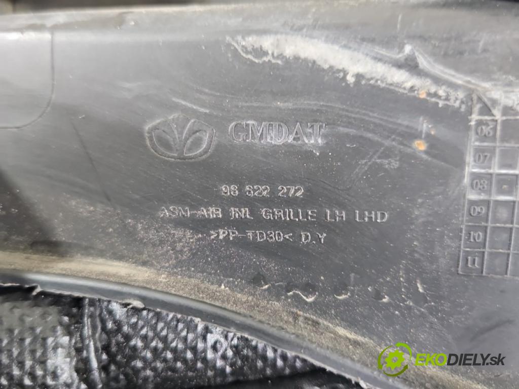 Chevrolet Captiva 2.0 VCDI Z20S1 150 hp manual 110 kW 1991 cm3 5- torpédo 98622272 (Plast pod čelním sklem)