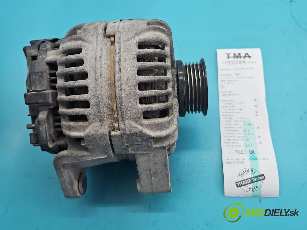 Opel Meriva A 2002-2010 1.4 16V 90 hp manual 66 kW 1364 cm3 5- Alternator 0124425021 (Alternátor)