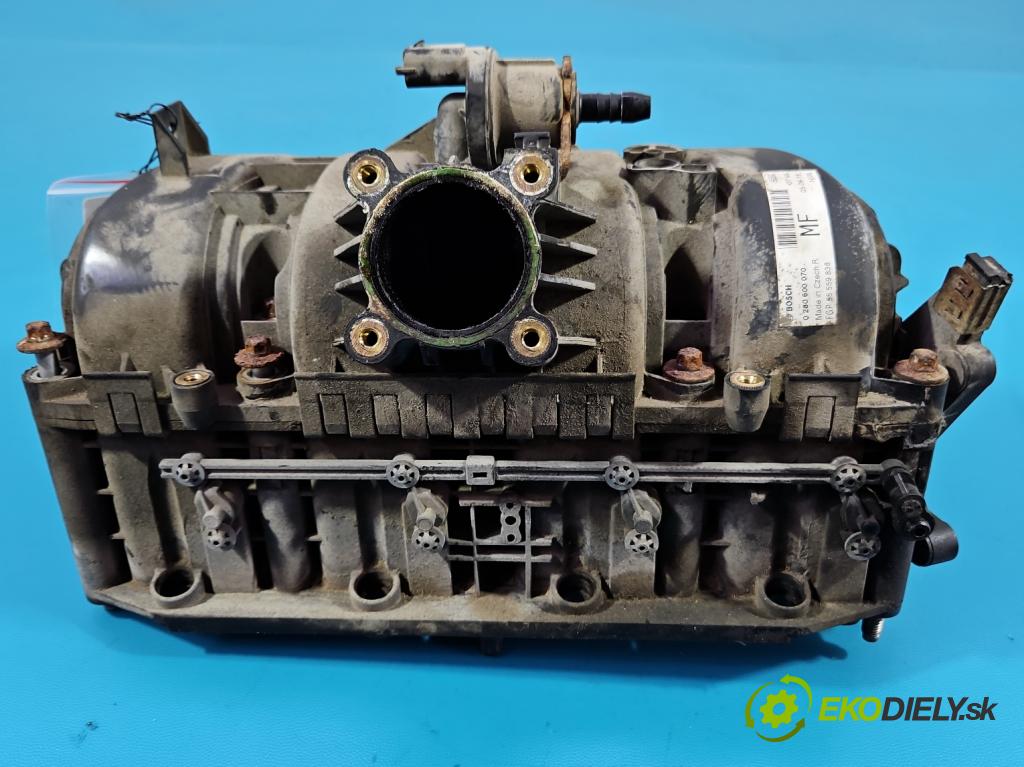 Opel Meriva A 2002-2010 1.4 16V 90 HP manual 66 kW 1364 cm3 5- zvod nasávací 0280600070 (Sacie potrubie)