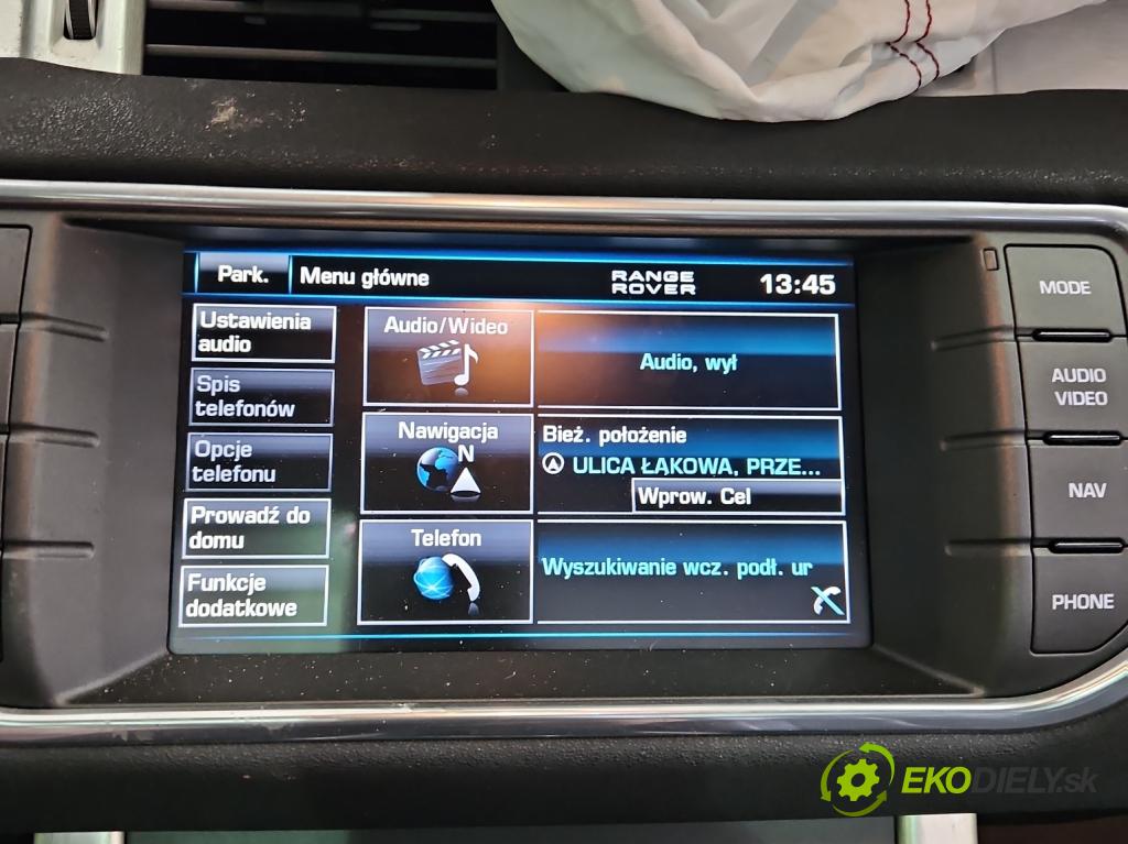 Land rover Range Rover Evoque I 2011-2018 2.0 241KM automatic 177 kW 1999 cm3 5- Zobrazit: 7612052082 (Prístrojová doska)