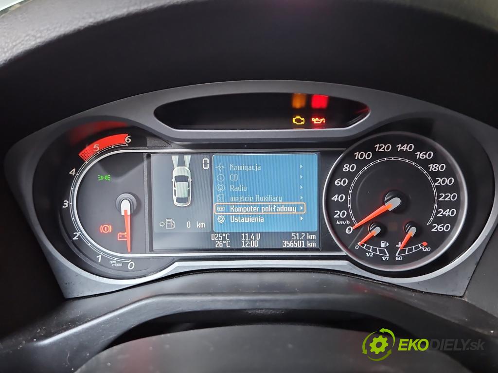 Ford Mondeo Mk4 2007-2014 2.0 tdci 140 hp manual 103 kW 1997 cm3 5- Přístrojová deska 8M2T-10849-VC (Přístrojová deska)