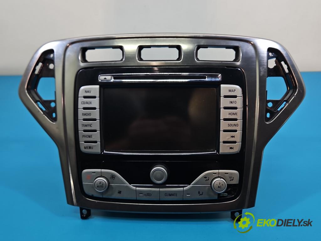 Ford Mondeo Mk4 2007-2014 2.0 tdci 140 hp manual 103 kW 1997 cm3 5- Radio továrna: 8S7T-18K931-BB
