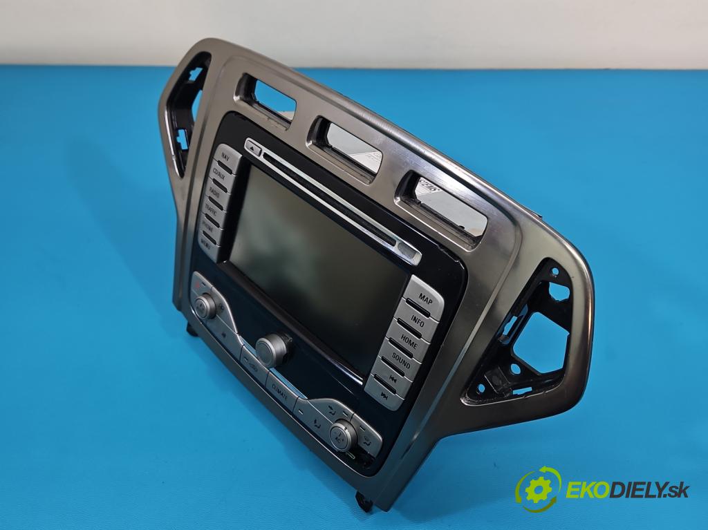 Ford Mondeo Mk4 2007-2014 2.0 tdci 140 hp manual 103 kW 1997 cm3 5- Radio továrna: 8S7T-18K931-BB