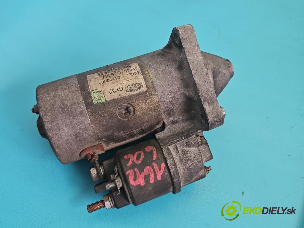 Fiat Punto II 1999-2010 1.2 16V 80 hp manual 59 kW 1242 cm3 3- startér: 63102007 (Startér)